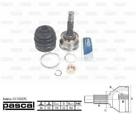 Граната колісна Pascal G11002PC ціна, від 29.25 USD