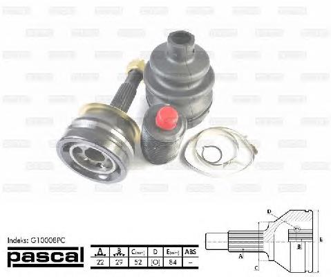 Граната колісна Pascal G10008PC ціна, від 22.55 USD