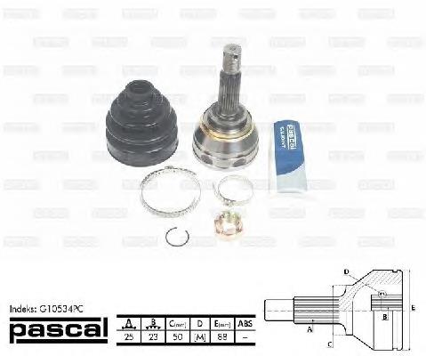ШРУС зовнішній Pascal G10534PC