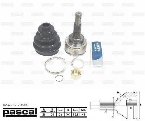 Граната колісна Pascal G12083PC ціна, від 31.07 USD