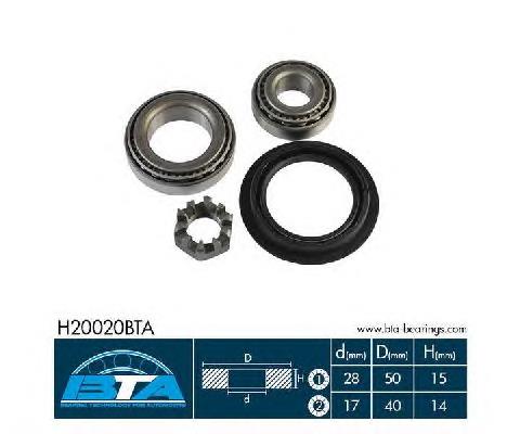 Підшипник маточини задньої BTA H20020BTA ціна, від 5.41 USD