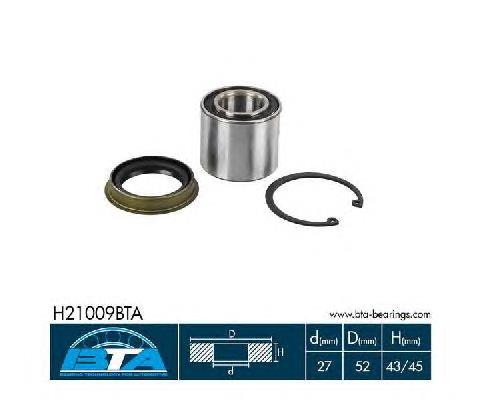 Підшипник маточини задньої BTA H21009BTA ціна, від 16.37 USD