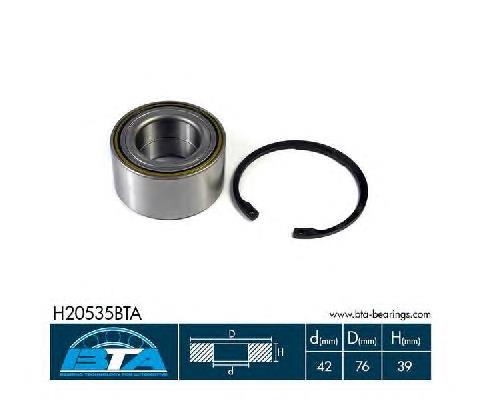 Підшипник маточини задньої BTA H20535BTA ціна, від 23.12 USD