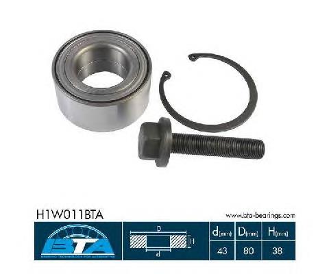 Підшипник маточини BTA H1W011BTA