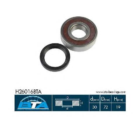 Задній підшипник BTA H26016BTA