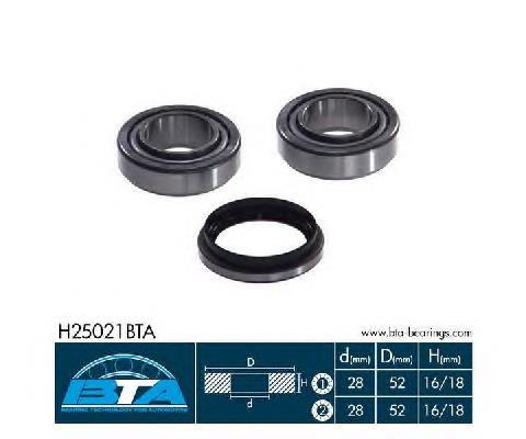 Підшипник маточини задньої BTA H25021BTA ціна, від 17.16 USD