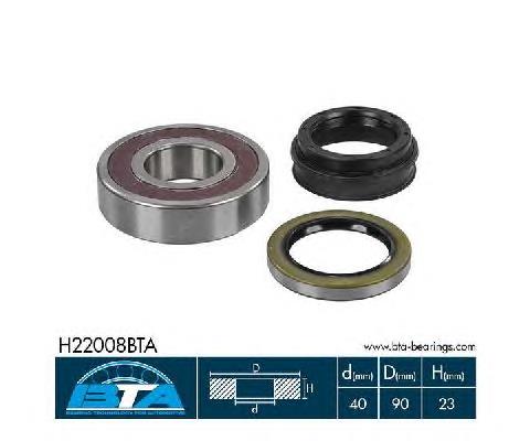 Підшипник маточини задньої BTA H22008BTA ціна, від 19.97 USD