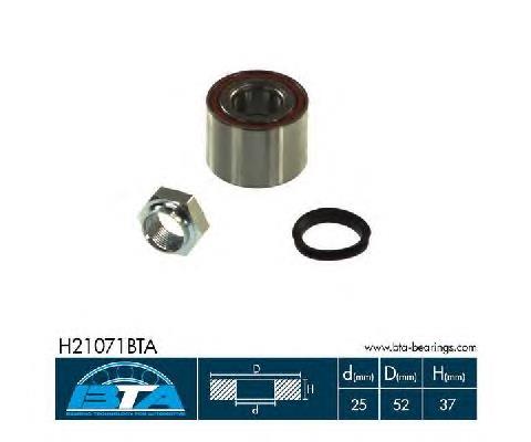 Підшипник маточини задньої BTA H21071BTA ціна, від 12.32 USD