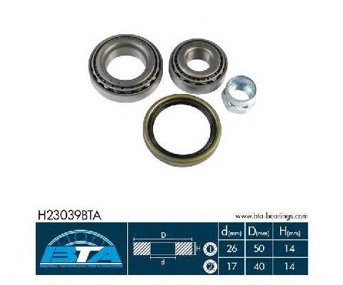 Підшипник задньої ступиці H23039BTA BTA