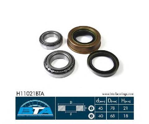 Комплект підшипник маточини передньої BTA H11021BTA ціна, від 20.09 USD
