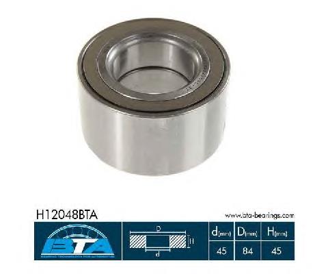 H12048BTA BTA Підшипник маточини передньої