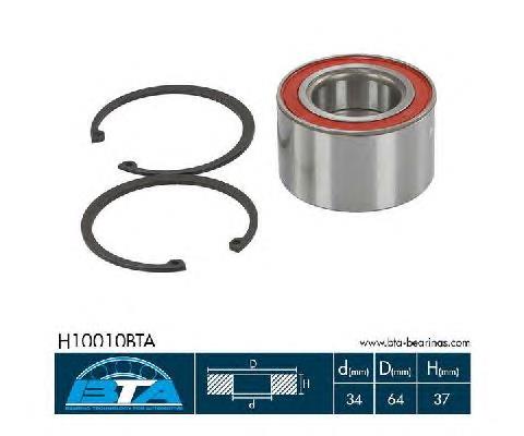 Підшипник ступиці H10010BTA BTA