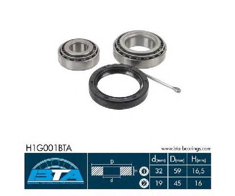 Підшипник ступиці H1G001BTA BTA