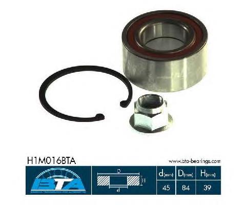 Підшипник маточини передньої/задньої BTA H1M016BTA ціна, від 15.47 USD