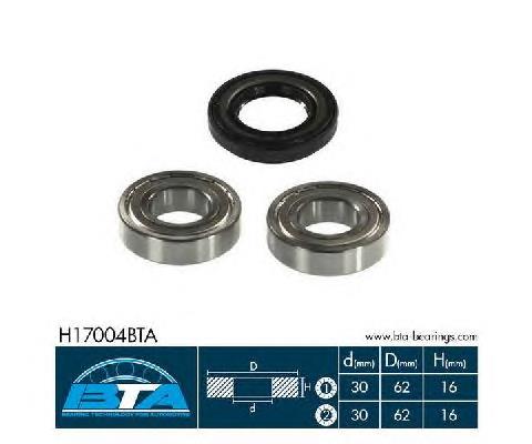 Комплект підшипник маточини передньої BTA H17004BTA ціна, від 15.75 USD