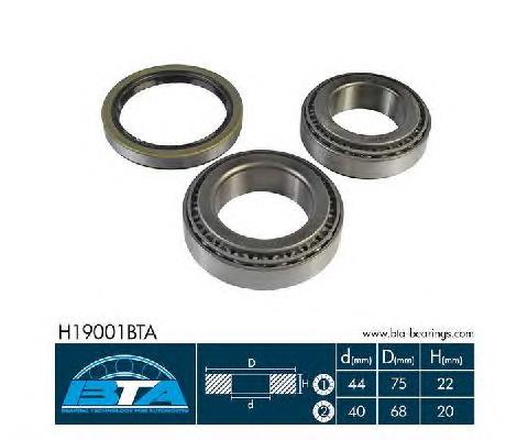 Підшипник маточини BTA H19001BTA