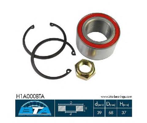 Підшипник маточини передньої/задньої BTA H1A000BTA ціна, від 10.91 USD
