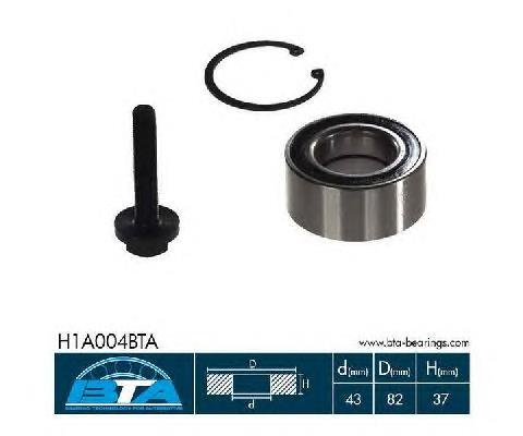 Підшипник маточини передньої/задньої BTA H1A004BTA ціна, від 16.56 USD