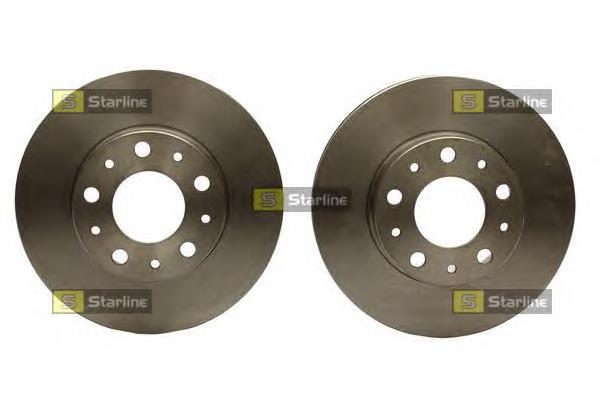 Диск переднього гальма Starline PB20657 ціна, від 43.97 USD
