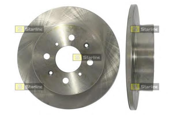 PB1662 Starline диск гальмівний задній
