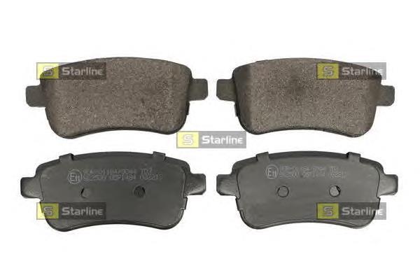 Задні гальмівні колодки Starline BDS715 ціна, від 13.75 USD