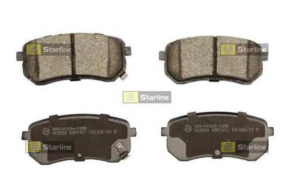 Задні гальмівні колодки Starline BDS450 ціна, від 14.91 USD