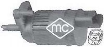 02074 Metalcaucho насос-двигун омивача скла, перед/зад