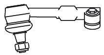 Накінечник рульової тяги, зовнішній 4142 Frap