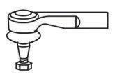 Накінечник рульової тяги, зовнішній 2987 Frap