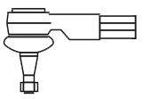 Накінечник поперечної рульової тяги 3773 Frap