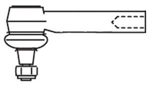 Накінечник рульової тяги, зовнішній 1543 Frap
