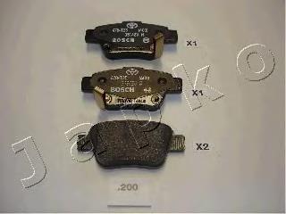Задні гальмівні колодки Japko 51200 ціна, від 17.04 USD