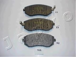 Гальмівні колодки Japko 50706 ціна, від 21.59 USD