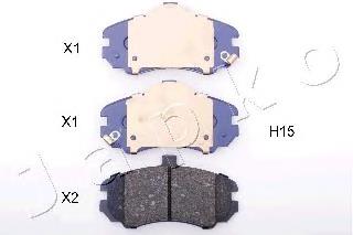 Колодки гальмівні передні, дискові 50H15 Japko