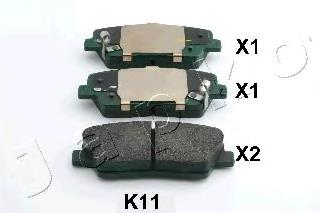Задні гальмівні колодки Japko 51K11 ціна, від 18.77 USD