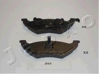 51994 Japko Колодки гальмівні задні, дискові