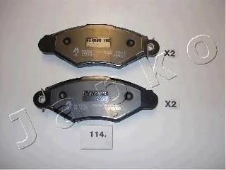 Гальмівні колодки Japko 50114 ціна, від 17.09 USD