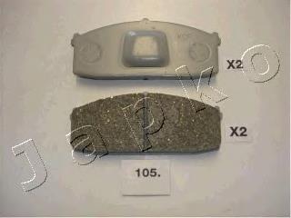 Колодки гальмівні передні, дискові 50105 Japko