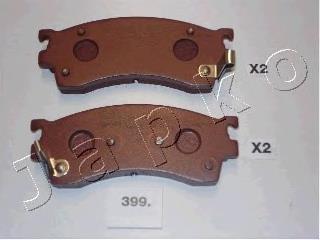 Гальмівні колодки Japko 50399 ціна, від 21.72 USD