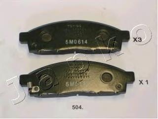 Купити 50504 Japko Колодки гальмівні передні, дискові