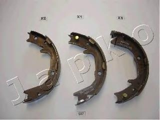 Колодки гальмові задні, барабанні 55507 Japko