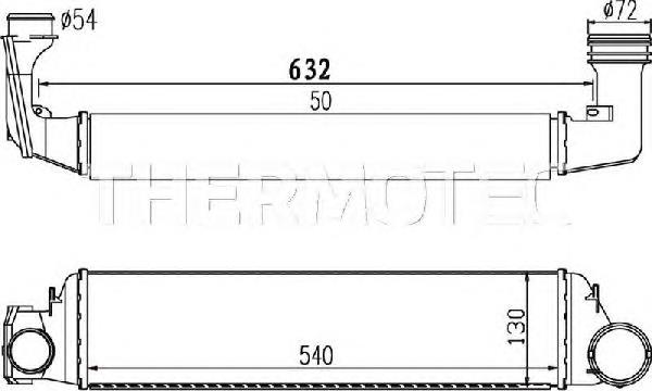 DAB001TT Thermotec Охолоджувач наддувочного повітря