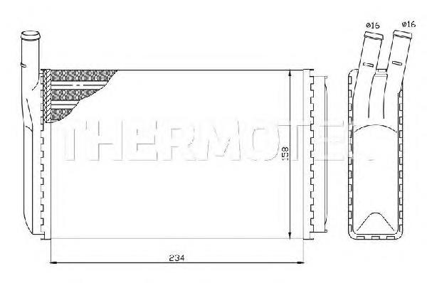 Купити D6W003TT Thermotec Теплообмінник