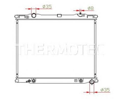 Радіатор охолодження Thermotec D70305TT