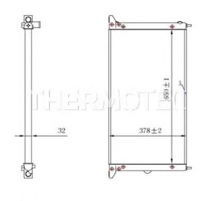 Радіатор D7W032TT Thermotec