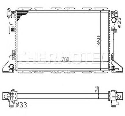 Радіатор D7G008TT Thermotec