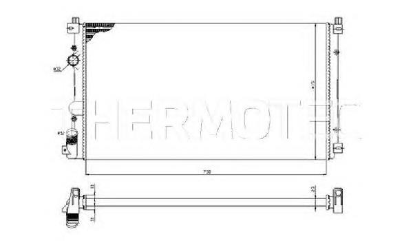 Купити D7R010TT Thermotec Радіатор двигуна