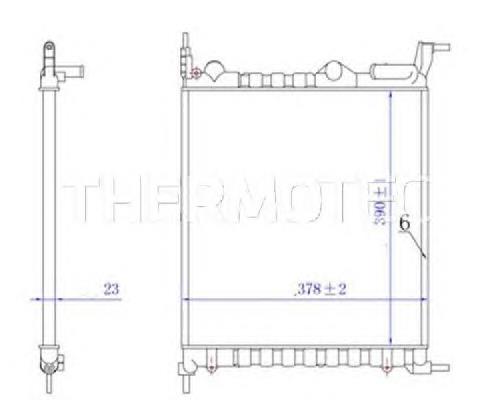 Радіатор D7R013TT Thermotec