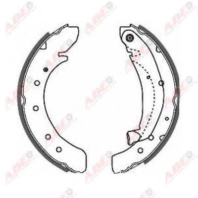 Колодки гальмові задні, барабанні ABE C0P013ABE ціна, від 28.30 USD