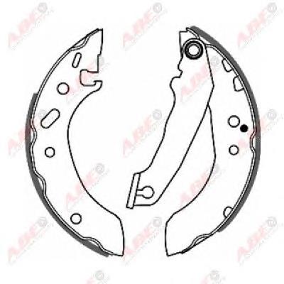 Колодки гальмові задні, барабанні ABE C0G021ABE ціна, від 13.86 USD